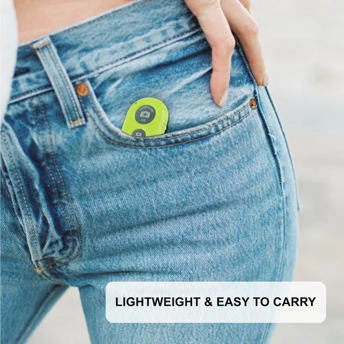 Miniatura 3 de CamKix control remoto inalámbrico para cámara con obturación y Bluetooth para teléfonos inteligentes – crea increíbles fotos y autofotos., Verde