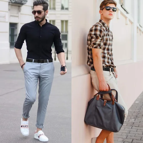 Miniatura 3 de WONDAY Paquete de 2 cinturones de trinquete para hombre, cinturones de nailon con hebilla de liberación rápida para golf, trabajo, uso táctico casual