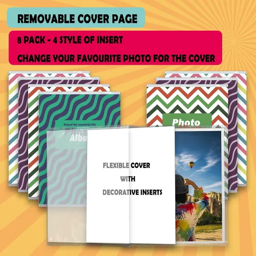 Miniatura 3 de Álbumes de fotos pequeños de 4 x 6 pulgadas para fotos, paquete de 8, capacidad para 36 fotos cada uno, mini álbumes de fotos, álbumes de fotos de 4