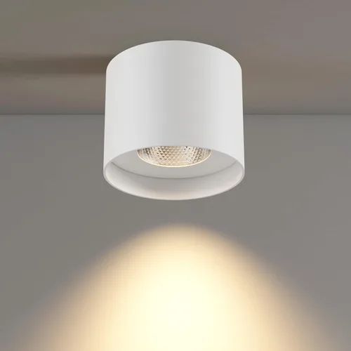 Lámpara de techo de montaje empotrado, 20 W LED regulable 5.9 pulgadas, lámpara de techo de aluminio rústica moderna para vestíbulo, armario, Blanco