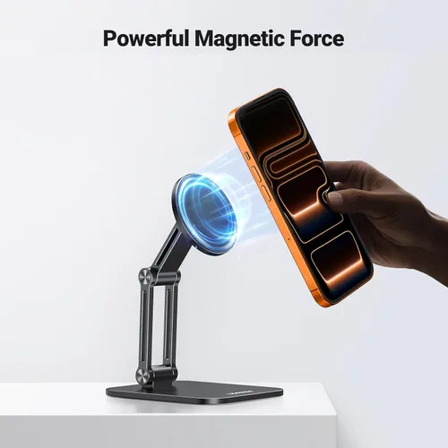 Miniatura 3 de UGREEN Soporte Magnético para Teléfono Compatible con Soporte MagSafe para Escritorio Diseño Ergonómico Ajustable, Soporte de Teléfono Celular