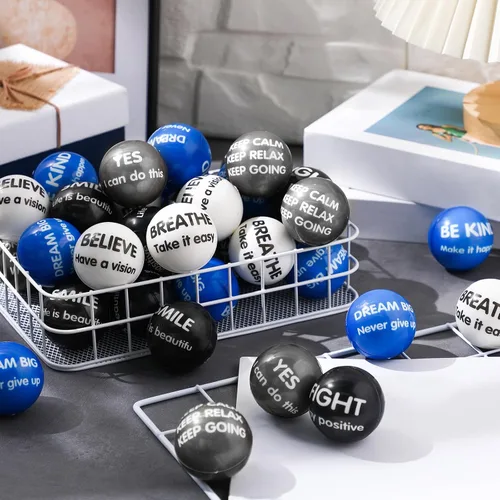 Miniatura 3 de Liliful 48 bolas motivacionales para el estrés, bolas inspiradoras a granel para adultos, alivio de la ansiedad, juguetes para la ansiedad, regalos