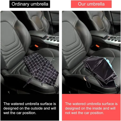 Miniatura 7 de Xiuying Feng Paraguas de viaje a prueba de viento ligero sol y lluvia paraguas para mujeres y hombres protección UV varios colores regalos