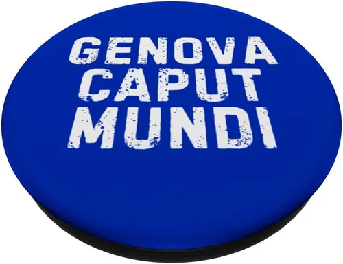 Miniatura 2 de Genova Caput Mundi Città Simpatica Uomo Donna Bambino PopSockets Adhesivo PopGrip