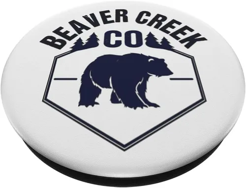 Miniatura 2 de Beaver Creek Colorado Bear Wildlife Beaver Creek Animal Bear PopSockets Adhesive PopGrip
