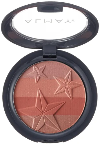 Miniatura 2 de Almay Paleta de rubor, maquillaje facial, polvo de alto pigmento, rubor inteligente de sombra, hipoalergénico, coral 030, 0.32 onzas