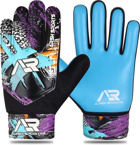 Miniatura 13 de Guantes de portero de fútbol, guantes de portero de fútbol para niños, jóvenes y niños con protección doble en la muñeca y palma de súper agarre