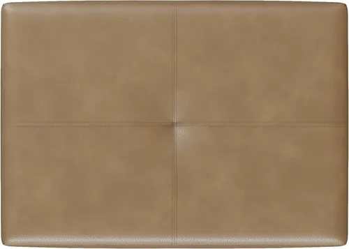 Miniatura 7 de EOSVALO Taburete de tocador de cuero, banco otomano rectangular de 18.7 pulgadas de ancho para sala de maquillaje, silla de tocador con patas