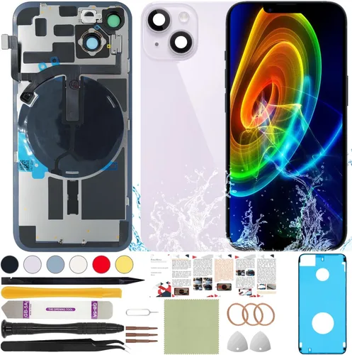 Miniatura 17 de Funda trasera de repuesto compatible con iPhone 8 de 4.7" + Herramientas profesionales (Gris espacial)