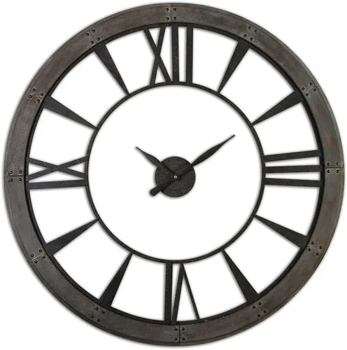 Miniatura 6 de Reloj de pared Uttermost Ronan, Metal, L, 120.00 volts