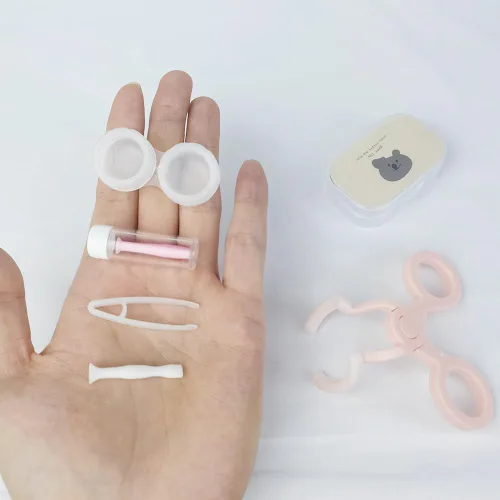 Miniatura 7 de Lentes de contacto de color Kits de ayudas para el uso de lentes de contacto Juego de herramientas de inserción y removedor de lentes de contacto