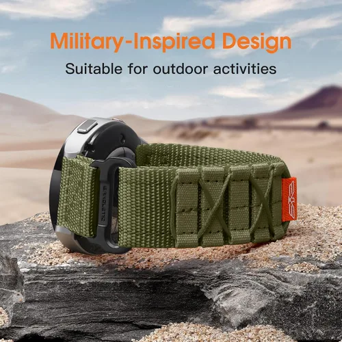 Miniatura 7 de Bandletic Correa de 0.787 in compatible con Samsung Galaxy Watch 7/6/5/4 1.732 in 1.575 in/FE 1.575 in/6 Classic 1.850 in 1.693 in/5 Pro/4 Classic/3