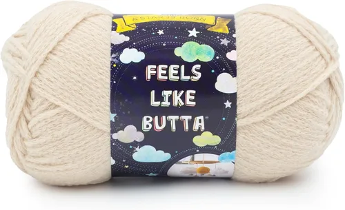 Miniatura 16 de Lion Brand Yarn - Hilo Feels Like Butta, hilo aterciopelado suave para tejer y hacer ganchillo, paquete de 1, Negro