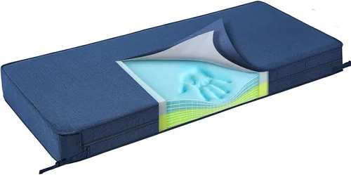 Miniatura 12 de SUNROX Cojín de banco de espuma de gel con lazos, almohadillas universales para banco de espuma ultra duraderas resistentes al agua FadeShield