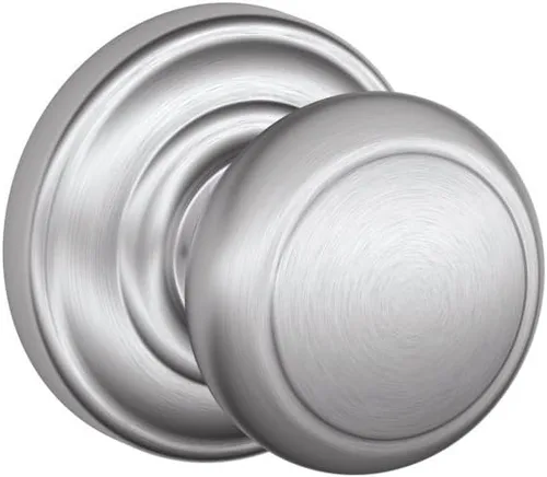 Miniatura 27 de Schlage F10 AND 716 ADD - Pomo Andover con moldura Addison, cerradura de paso para pasillos y armarios, bronce envejecido