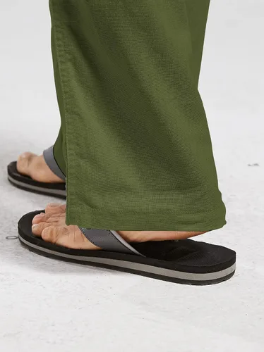 Miniatura 6 de utcoco Qiuse - Pantalones de playa con cintura elástica para hombre