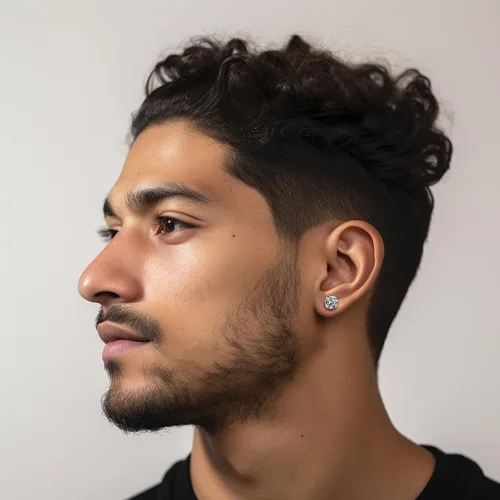 Miniatura 6 de Minkaa Daisy 5 pares de aretes tipo dormilona con circonita cúbica, no alérgicos de acero inoxidable 316L, para pieles sensibles, para mujeres