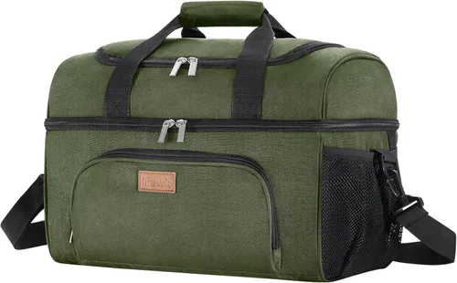 Miniatura 17 de Lifewit - Bolsa térmica aislada, hielera grande impermeable para 32/48 latas, bolsa de hielo portátil ligera de doble capa con lados suaves