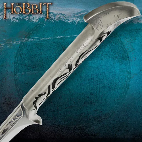 Miniatura 5 de United Cutlery UC3042 Espada de Thranduil 'The Hobbit' Producto oficial Pantalla de pared de madera Certificado de autenticidad 41 7/8