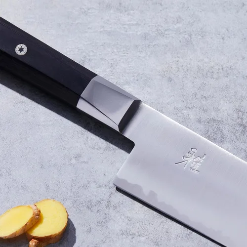 Miniatura 3 de Miyabi Cuchillo Koh Santoku, negro/acero inoxidable, 5.5 pulgadas