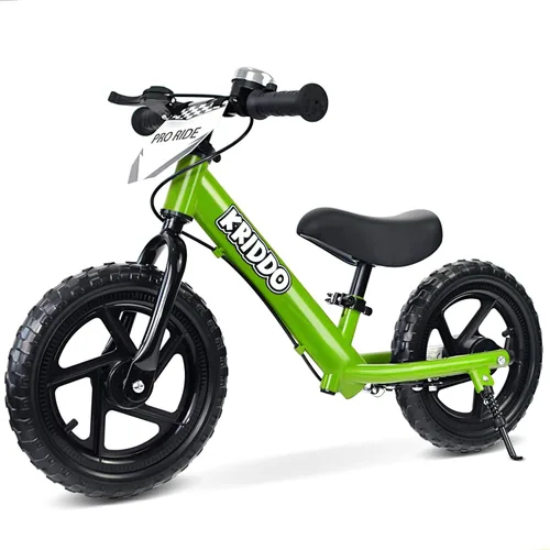 Miniatura 10 de KRIDDO Bicicleta de Equilibrio Pro para Niños Pequeños de 2+ Años con Freno de Mano y Pata de Cabra, Bicicleta de Empuje de 12 Pulgadas, Bicicleta