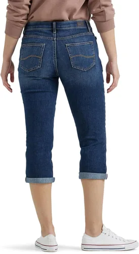 Miniatura 3 de Lee Flex Motion - Jeans capri de 5 bolsillos para mujer