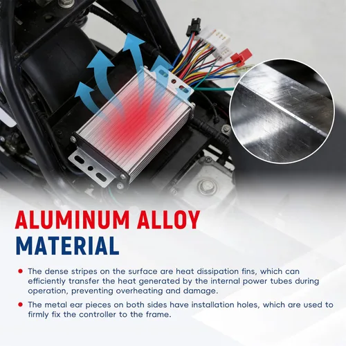 Miniatura 6 de waltyotur Reemplazo del controlador de velocidad del motor de CC sin escobillas de 36 V 48 V 350 W para bicicleta eléctrica Scooter E-Bike