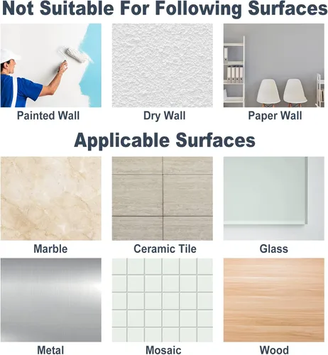 Miniatura 6 de 12 ganchos de plástico transparente para colgar, ganchos adhesivos de pared resistentes Ganchos pegajosos fuertes de forma redonda