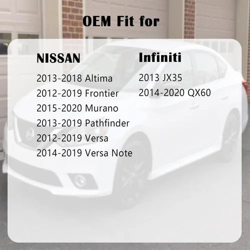Miniatura 2 de Tapa de gasolina Tapa de combustible para Nissan Infiniti, Altima 2013-2018, Murano 2015-2020, Versa 2012-2019, Versa Note 2014-2019, Frontier