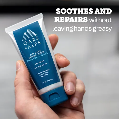 Miniatura 4 de Oars + Alps Crema de manos, cuidado hidratante de la piel con manteca de karité y aceite de coco, tamaño de viaje, vegano y sin gluten