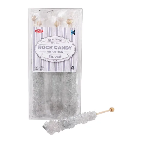 Miniatura 28 de Palitos de caramelo de roca extragrandes: 12 paletas de cereza rosa – envueltas individualmente – Palitos de caramelo de roca de cristal