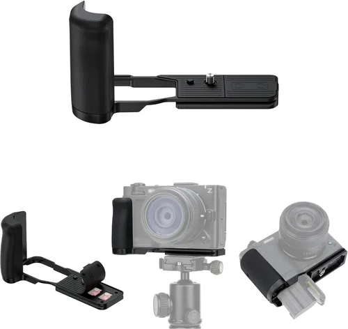 Miniatura 8 de JJC Soporte en L de agarre de mano de metal sólido para cámara Nikon Zf, para soporte Airtag, empuñadura Nikon Zf, almohadillas antideslizantes