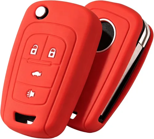 Miniatura 9 de ELOHEI Funda para llavero de Chevy, funda de TPU suave para Chevy Chevrolet Equinox Camaro Cruze Malibu Sonic Volt Park Impala Buick Encore Allure