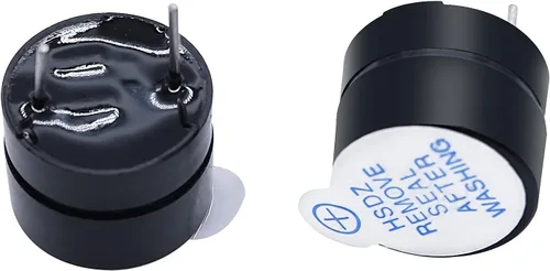 Miniatura 4 de mxuteuk 10 unids DC5V negro mini zumbadores piezoeléctricos activos zumbador electrónico alarma sonda altavoz tono pitido, apto para computadoras