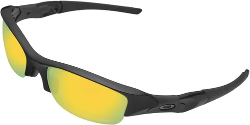 Miniatura 2 de BroLizard - Lente polarizada para gafas de sol Oakley Flak Jacket, dorado