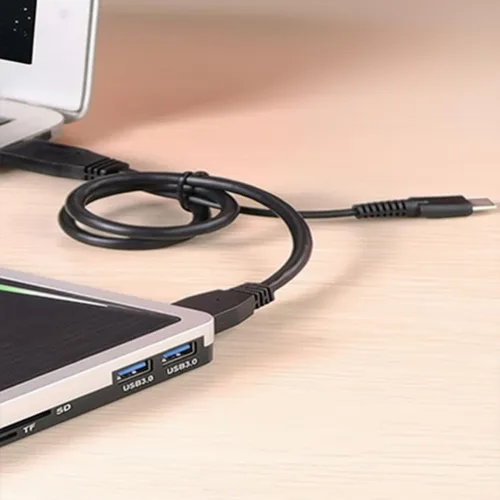 Miniatura 3 de Cable de datos micro USB 3.0, USB 3.0/USB Tipo-C a Micro B Cable de datos para CD/DVD/discos duros externos