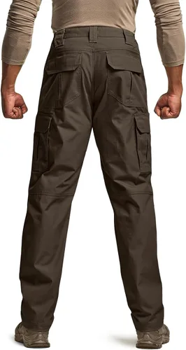 Miniatura 2 de CQR Pantalones tácticos tipo cargo, para hombre, tejido Ripstop, resistentes al agua, ligeros, para uso diario, para el trabajo, senderismo
