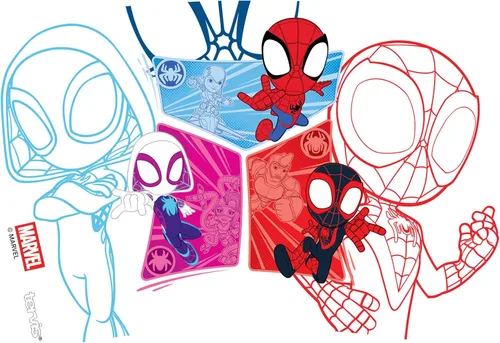 Miniatura 2 de Tervis Vaso aislado de doble pared de Marvel Spider Man Spidey and Friends, hecho en Estados Unidos, mantiene las bebidas frías y calientes, 10
