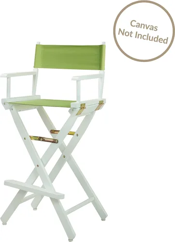 Miniatura 5 de Casual Home silla de director de 18 pulgadas, únicamente armazón, Madera, Blanco