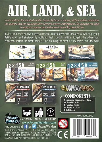 Miniatura 3 de Arcane Wonders Air, Land, & Sea - Edición Revisada