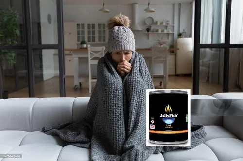 Miniatura 6 de Real JellyFish Flame Premium Gel Fuel 48 latas para interiores o exteriores, fabricadas en Estados Unidos, 13 onzas