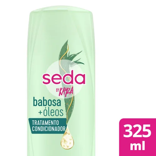 Miniatura 2 de Seda Rayza - Linha Babosa + Oleos Condicionador por Rayza - Acondicionador de 11.0 fl oz Aloe Vera + Aceites, 11 onzas líquidas