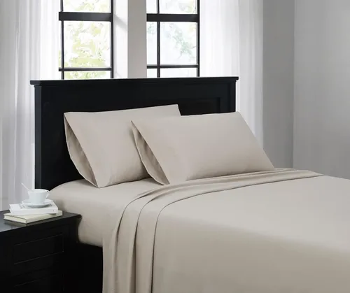 Miniatura 18 de TRULY SOFT Everyday - Juego de sábanas de poliéster turquesa de 4 piezas, tamaño matrimonial, color sólido, ropa de cama para adultos, certificado