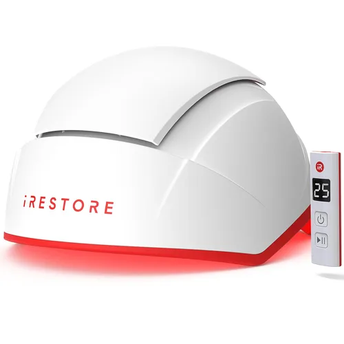 Miniatura 10 de iRestore - Sistema para crecimiento del cabello + baterías recargables, gorra láser aprobada por la FDA (Administración de Alimentos y Medicamentos)