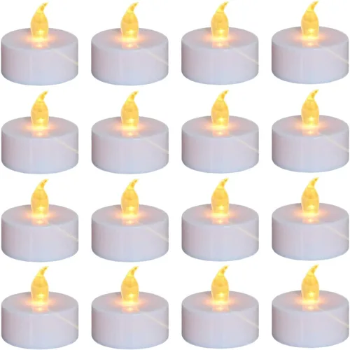 Miniatura 3 de Velas LED de té, paquete de 24 velas sin llama, realistas y brillantes, parpadeantes de larga duración, 200 horas para celebración de vacaciones