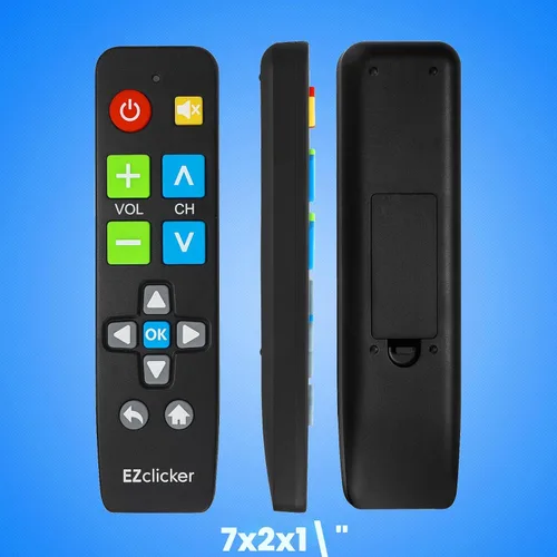 Miniatura 7 de Control remoto de reemplazo para TV Samsung Compatible SOLO con televisores Samsung (Negro) Control remoto para TV de botón grande, simplificado