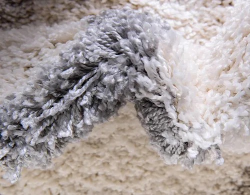 Miniatura 7 de Unique Loom Hygge Shag Collection - Alfombra moderna de inspiración marroquí, diseño geométrico, felpa y acogedora