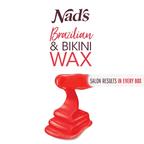 Miniatura 8 de Cera depilatoria para línea de bikini Nad's, 4.9 onzas, paquete de de 1