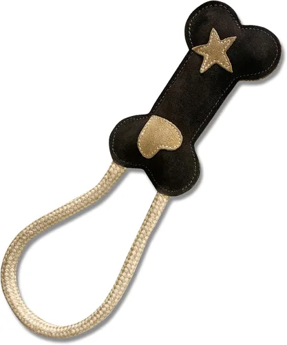 Miniatura 13 de Juguete de cuerda de hueso para perros, perfecto para perros XS - SM Juguetes duraderos para perros Estimulación interactiva y mental Hecho a