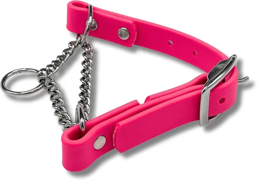 Miniatura 13 de Collar de Martingala para Perros, Biothane, Herrajes de Acero Inoxidable, Sin Tirones, Fabricado en EE. UU., Grado Profesional, Grande, Marrón